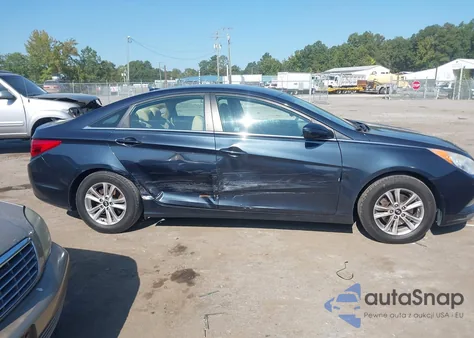 2013 Hyundai Sonata Gls из США, поврежденный, VIN 5NPEB4AC5DH736604